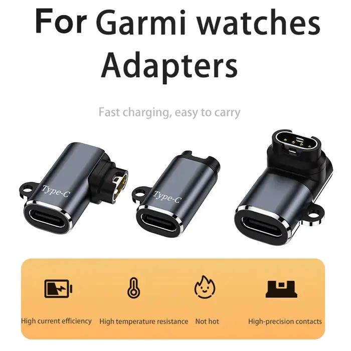 Adaptateur de chargeur de Type C pour montre intelligente Garmin Fenix 7 7X 5S 6 6X 6S PRO