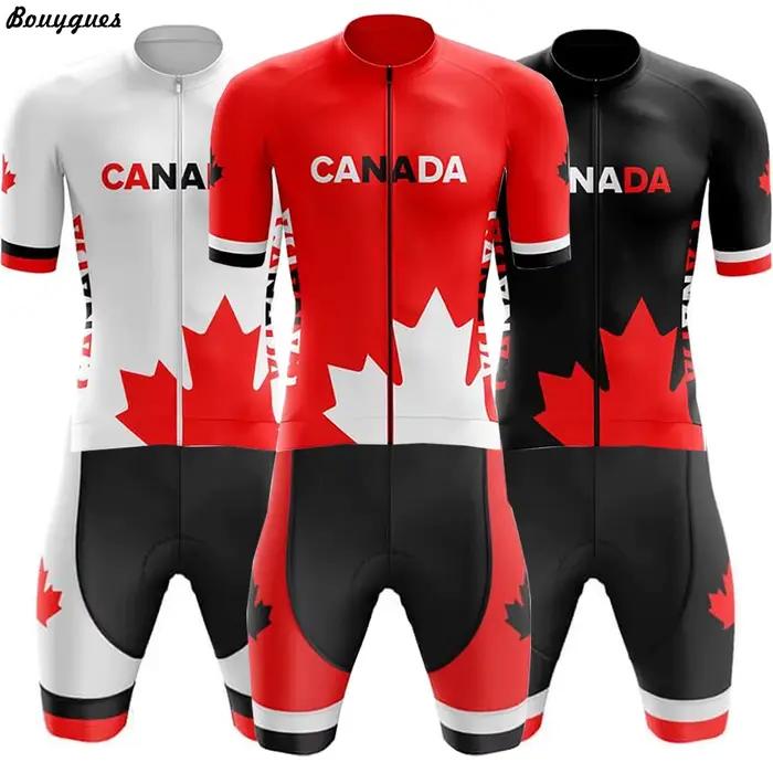 Ensembles de maillots de cyclisme à manches courtes pour hommes, avec coussins en gel respirants, disponibles en plusieurs couleurs, idéaux pour les sorties estivales et les compétitions de vélo
