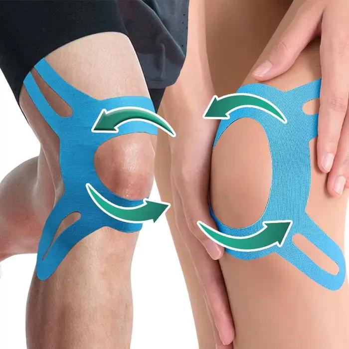 Genouillères élastiques réglables pour course à pied