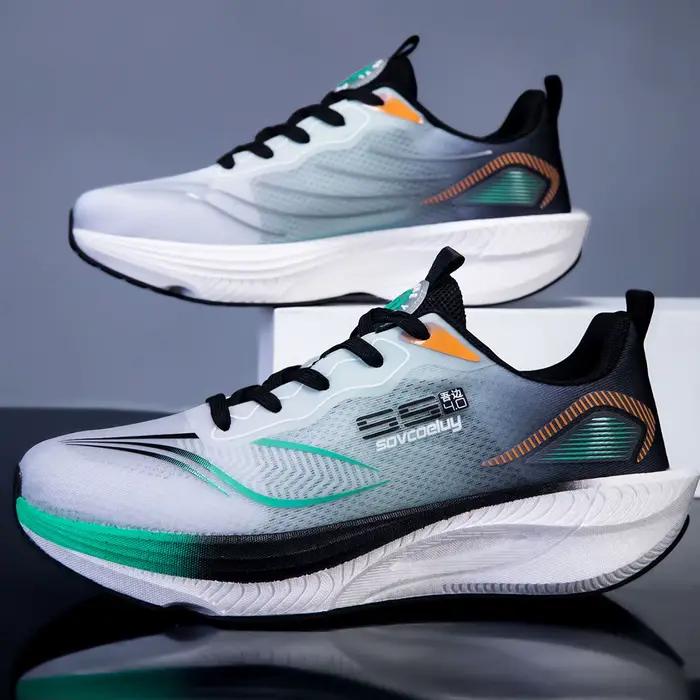 Chaussures de course pour hommes avec plaque en carbone
