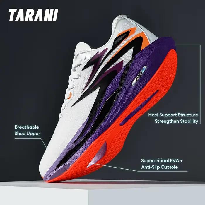 Chaussures de course professionnelles pour hommes avec plaque en carbone pour marathon