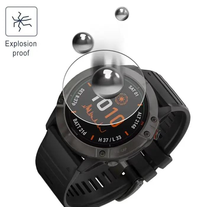 Pour Garmin Fenix 8 7 6 6S 6X 5 5S/Vivoactive 3/Forerunner 945 955 965 225 255 265S protecteur d'écran en verre trempé SmartWatch