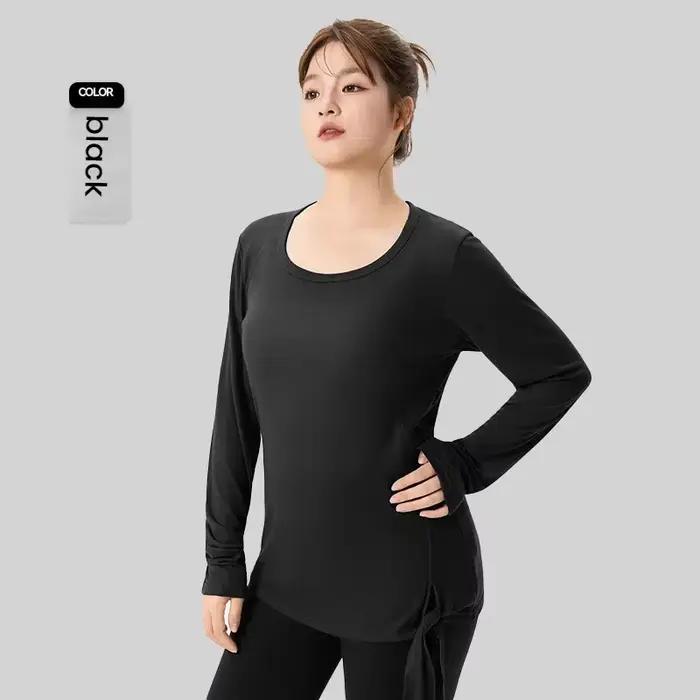T-shirt de sport léger à manches longues pour femmes