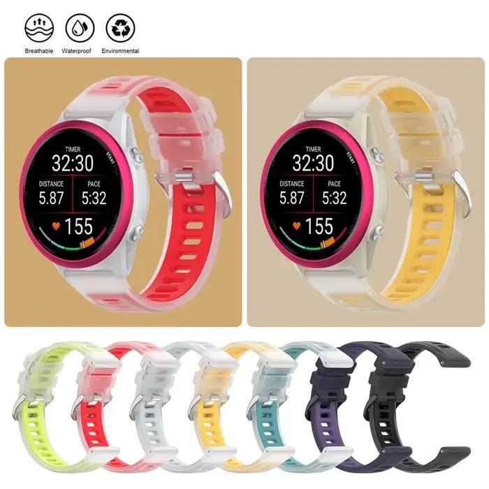 Bracelet étanche pour Garmin Forerunner 165 / 245 / 158 / 55 / 645 Music / 570 42mm