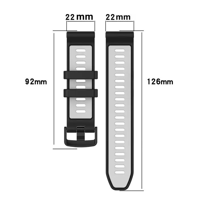 Bracelet en Silicone souple pour Garmin Forerunner 965 256 955 945 935 745 Fenix 5 6 7 pro saphir solaire EPIX instinct