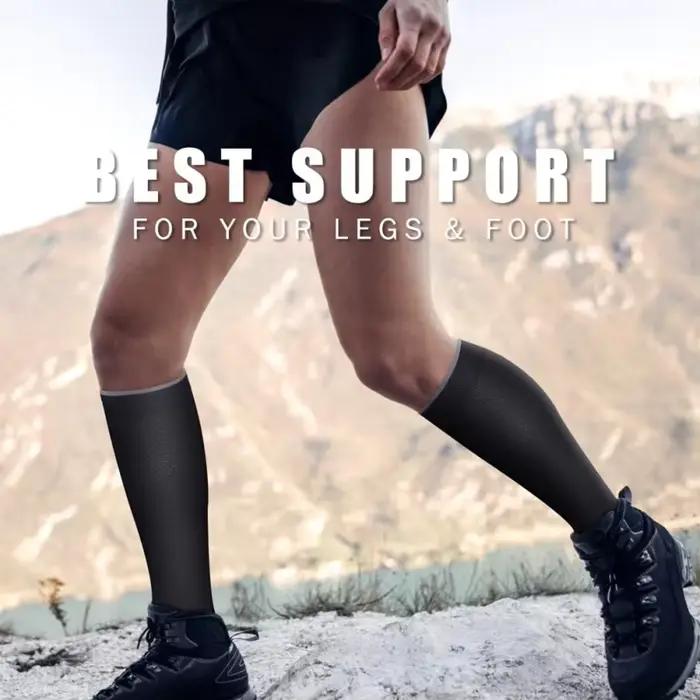 1 paire de chaussettes de compression pour femmes et hommes