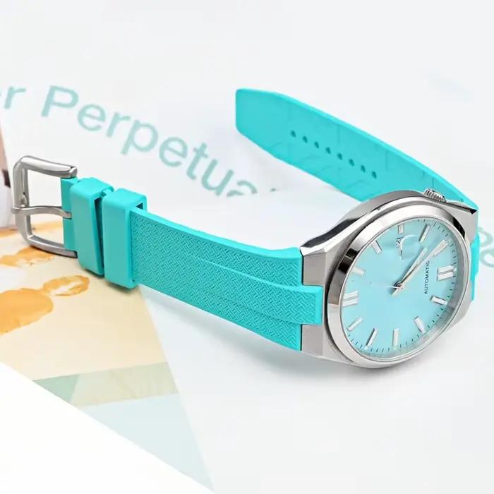 FKM Bracelet de montre en caoutchouc fluoré pour Citizen TSUYOSA Collection NJ0150 NJ0151ME bracelets