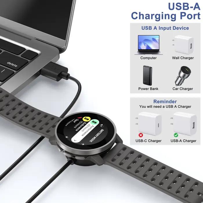 Câble de chargement magnétique USB pour SUUNTO 9 Peak Pro/Race S/Race/Ocean/support de station