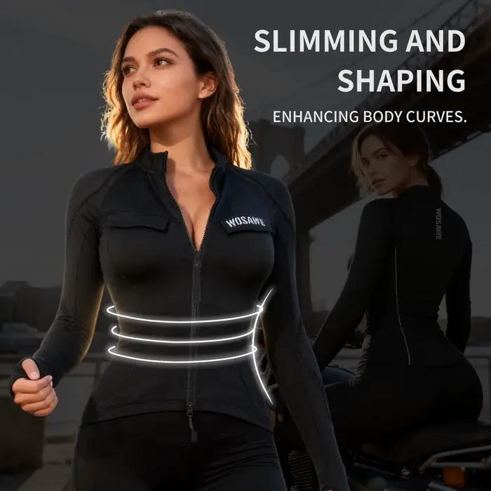 Veste de moto pour femme WOSAWE, haute élasticité, respirante, légère, en mesh, coupe ajustée, vêtements de motocross