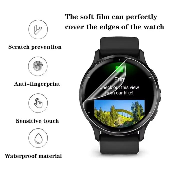 1 à 5 films hydrogel pour Garmin Fenix 8 7X 6X Pro 7 6 7S 6S 5 5S
