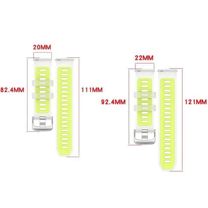 Bracelet de montre coloré en gelée pour COROS PACE 4 3 PACE 2 42mm, bracelet propre pour COROS APEX 4 42mm/APEX 2 Pro/APEX 42 46mm