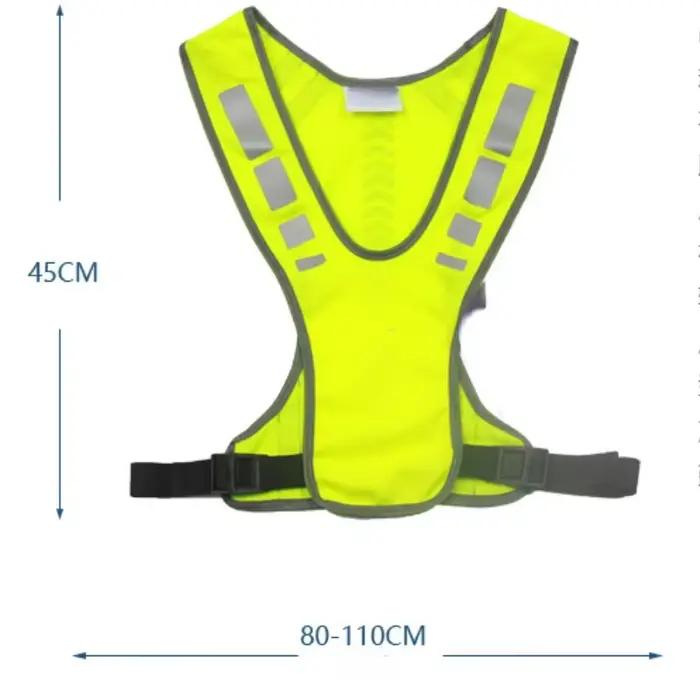 Veste de sécurité à haute visibilité pour l'équitation de nuit