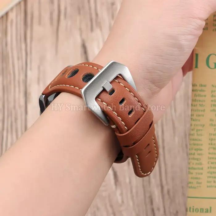 Bracelet de montre en cuir Vintage pour Panerai