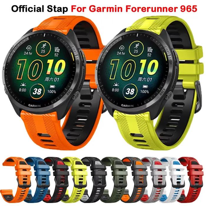 Bracelets de montre en silicone pour Garmin Forerunner 965 955 945 935 bandes de remplacement en silicone douces pour montres de sport occassions spéciales