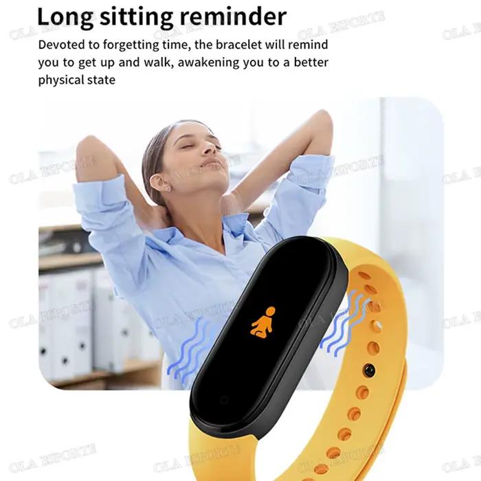 Montre connectée M7, moniteur de fréquence cardiaque et de pression artérielle