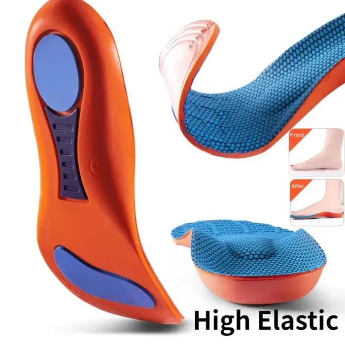 Semelles orthopédiques pour chaussures, semelles sport, absorption des chocs, désodorisantes, respirantes, coussinets de course pour hommes et femmes