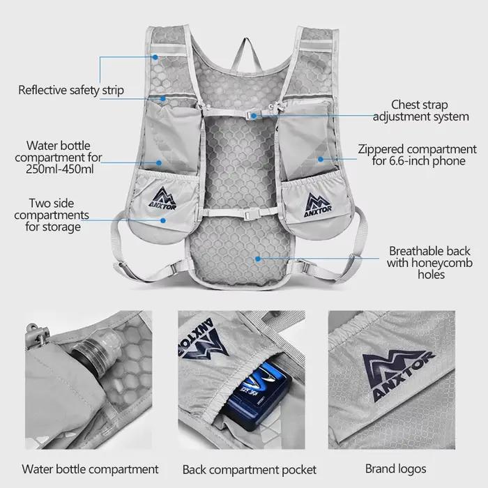 Sac à dos Trail Running ultraléger de 5L