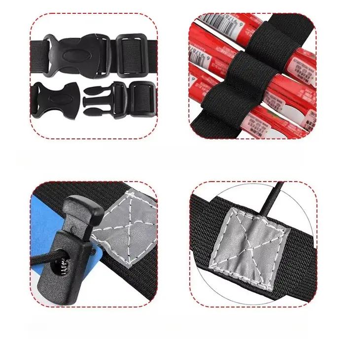 Ceinture de course en plein air, ceinture porte-dossard pour marathon, accessoires de fitness pour la gym, ceinture de sport élastique réglable