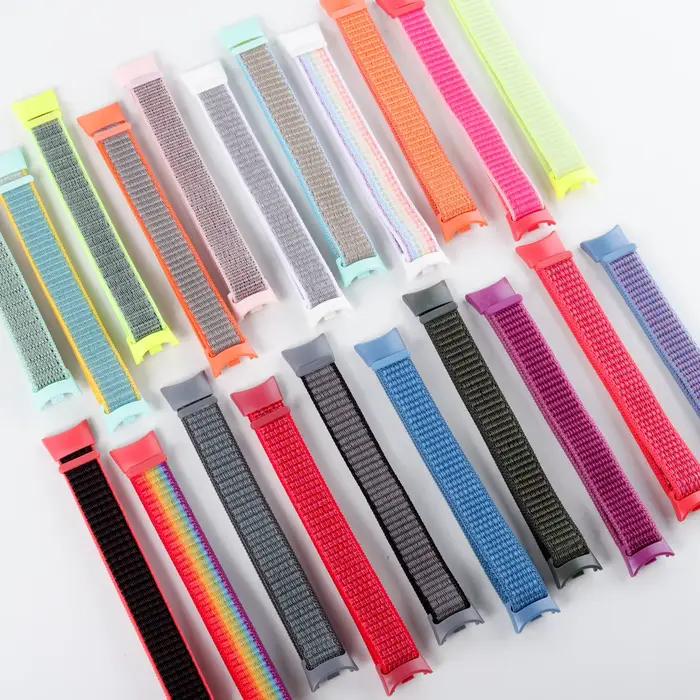 Bracelet à boucle en Nylon pour xiaomi Mi Band 10 9 8