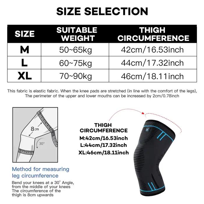 1 pièces genouillères pour hommes et femmes course basket-ball sport