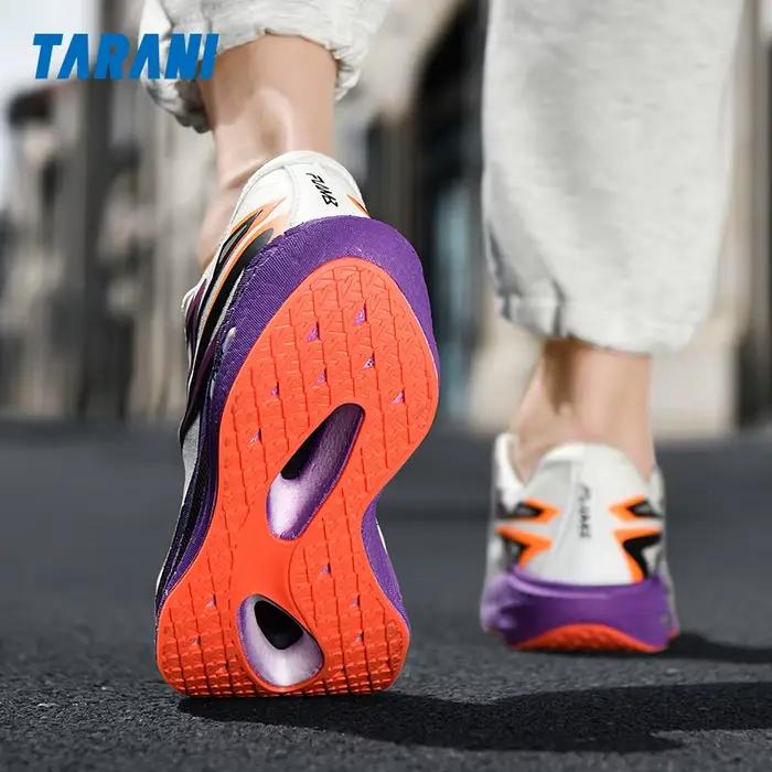 Chaussures de course professionnelles pour hommes avec plaque en carbone pour marathon