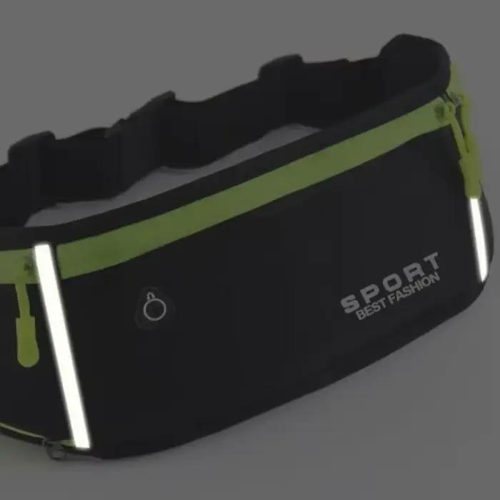 Sac banane imperméable pour femmes et hommes, idéal pour la course à pied et le marathon, avec quatre poches pour ranger des bouteilles d'eau