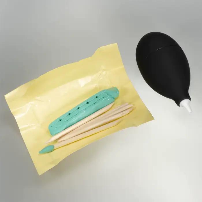 Argile de nettoyage de mouvement de montre + pompe de soufflage d'air de poussière