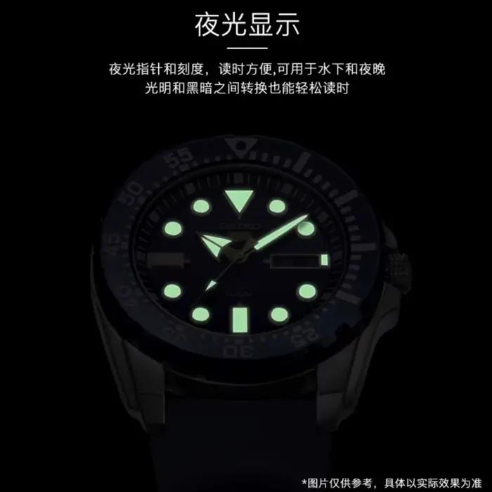 Montre de plongée classique à quartz – Lumineuse