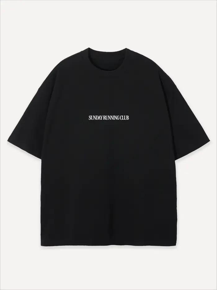 T-shirt de club de course Sunday Running Club pour hommes et femmes