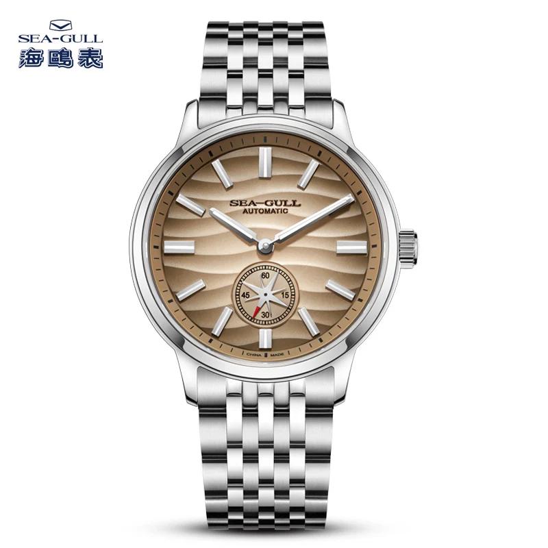 Montre mouette 39.5mm montre pour hommes 5Bar étanche montres mécaniques automatiques montres lumine