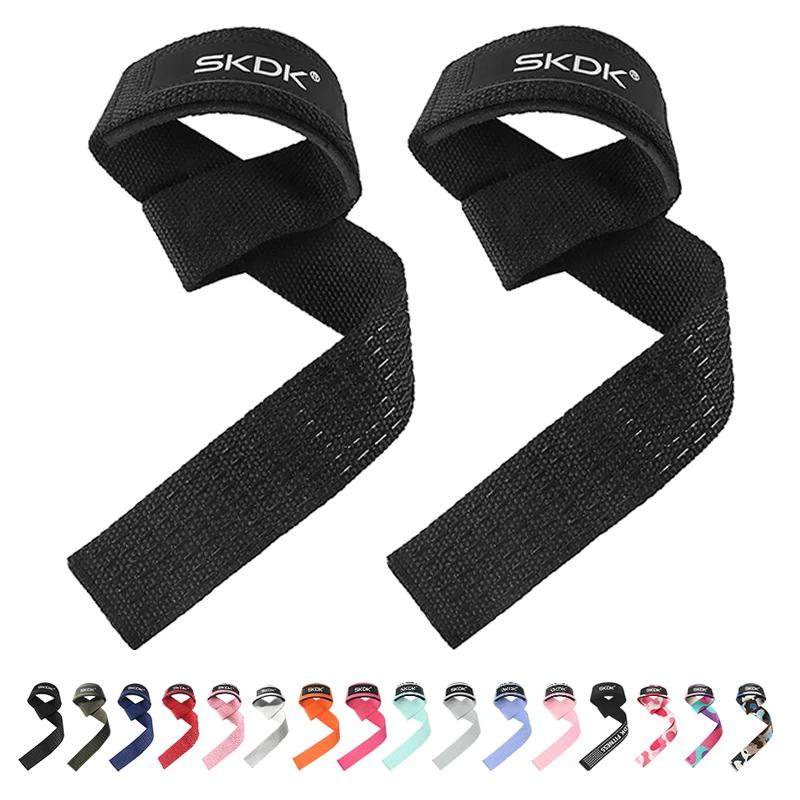Sangles d'haltérophilie antidérapantes en Silicone, 2 pièces/4 pièces/3 paires, sangles de poignet d