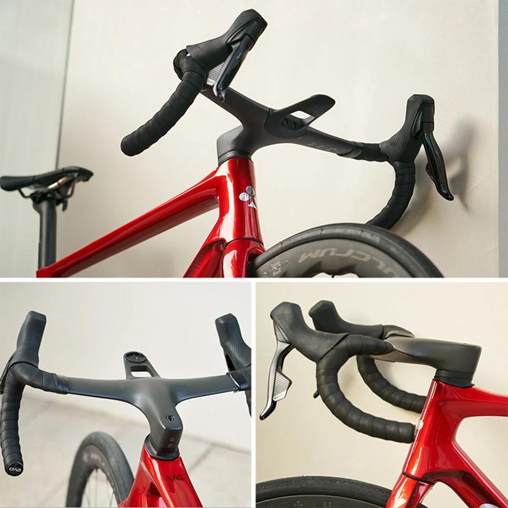 LE ONE ULTRA aéro carbone guidon intégré Trace caché guidon de vélo de route 380/400/420 28.6mm vélo