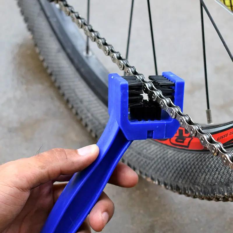 Nouveau cyclisme Moto vélo chaîne propre brosse engrenage Grunge brosse vélo Moto brosse propre chaî