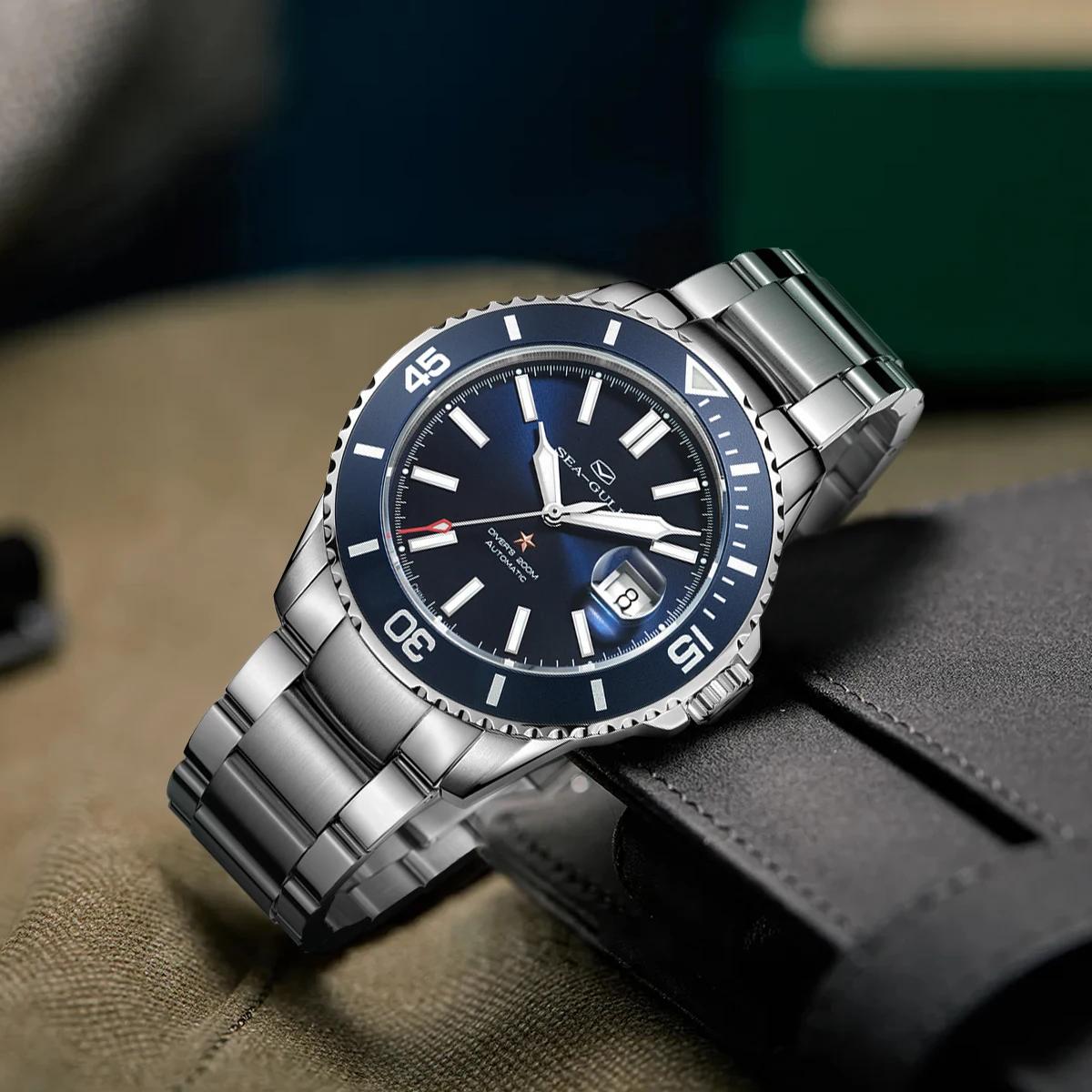 Seaghydrrelogio-Montre mécanique automatique pour homme