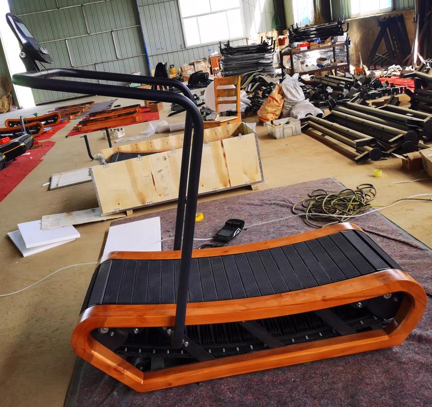 Tapis roulant incurvé en bois Non motorisé